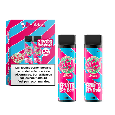 Capsules Wpuff Pod 2.0 Fruits des Bois - Liquideo