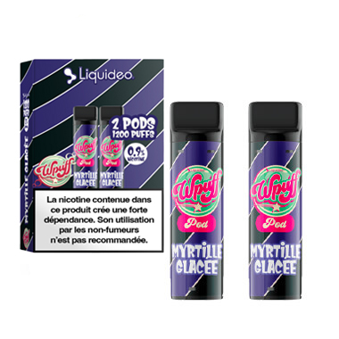 Capsules Wpuff Pod 2.0 Myrtille Glacée - Liquideo