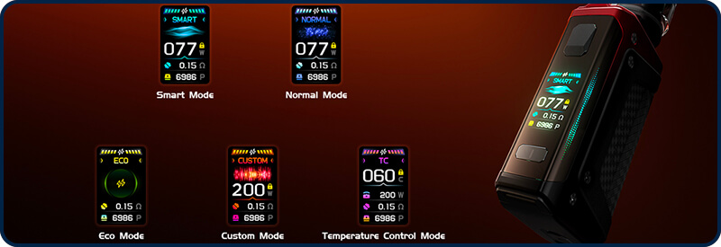 Les modes de vape de l'Aegis Legend 5 !