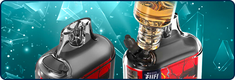 La recharge du réservoir du Fighter X