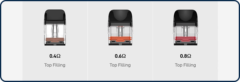 Les cartouches Xros Corex 3.0 dispo en 3 impédances !