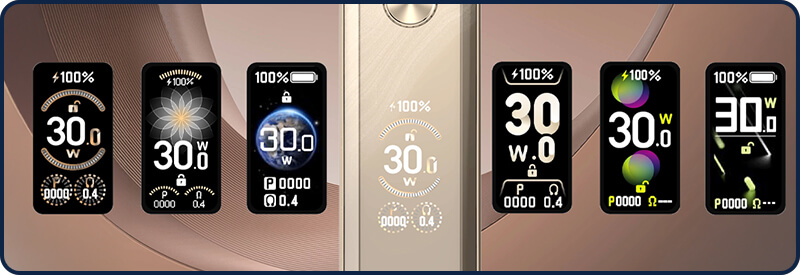 Le Xros Pro 2 permet de modifier son type d'affichage