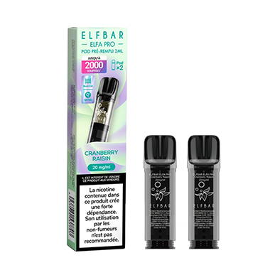 Capsules Elfa Pro Cranberry Raisin - Elf Bar