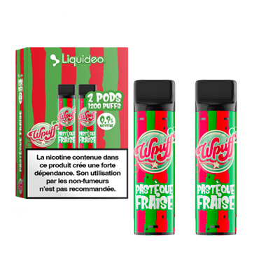 Capsules Wpuff Pod 2.0 Pastèque Fraise - Liquideo