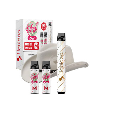 Starter Kit Wpuff Pod Blanc - Liquideo