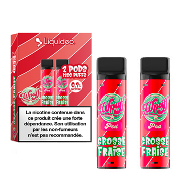 Capsules Wpuff Pod 2.0 Grosse Fraise - Liquideo