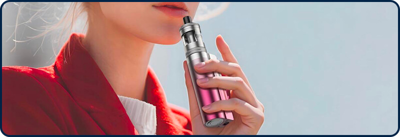 Le kit Zelos X80 rose tenu en main