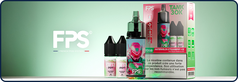 Le TANK 30K de FPS en saveur Pasteque Fraise de Enfer Pod
