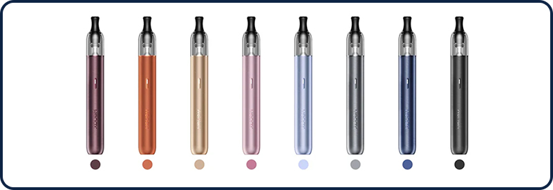 Le kit Wenax M2 est disponible en 8 différents coloris. 