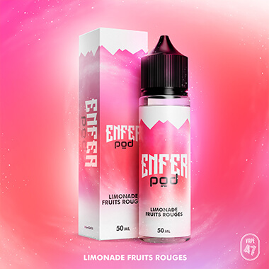 Limonade Fruits Rouges 50ml - Enfer Pod