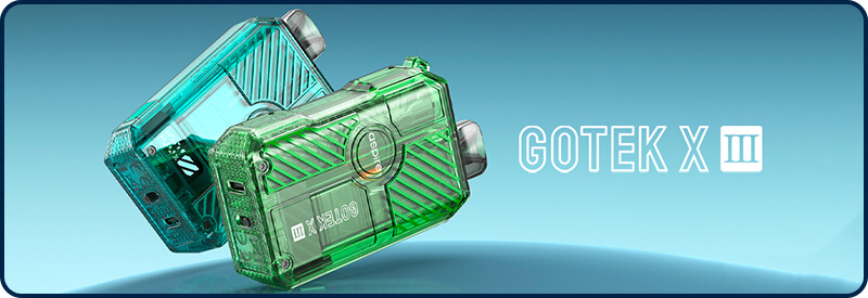 Pod Aspire Gotek X3 design compact transparent